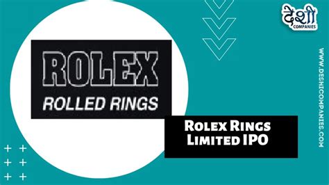 rolex ring ipo|rolex ipo opening date.